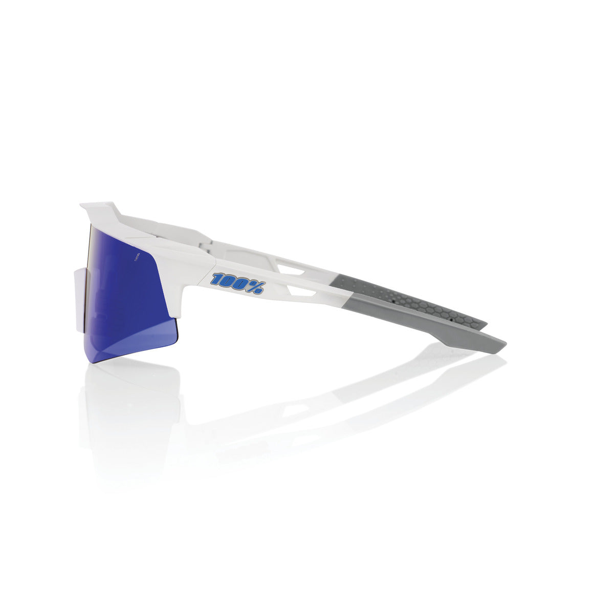 SPEEDCRAFT XS - Matte White - Blue Multilayer Mirror Lens